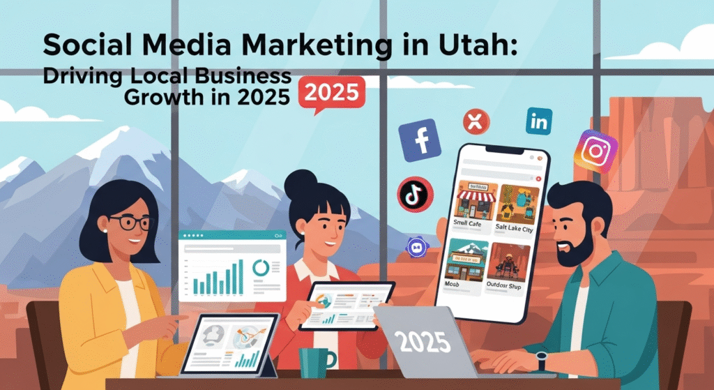 Utah social media marketing agency boosting local business growth