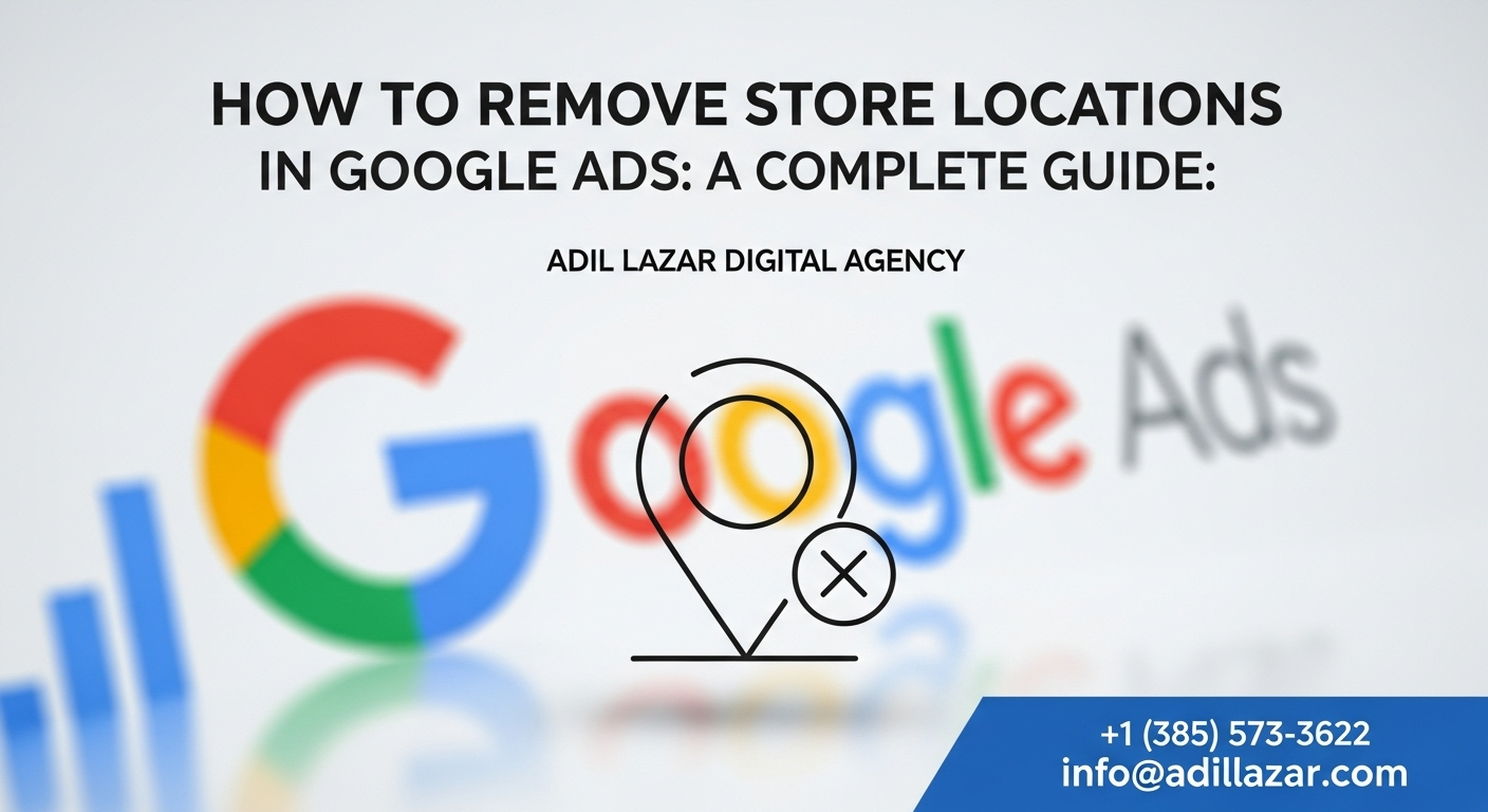 How to Remove Store Locations in Google Ads by Adil Lazar Digital Agency