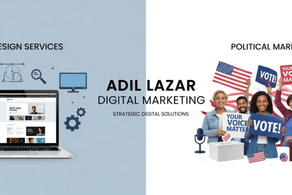 Professional political campaign web design and marketing by AdilLazar Digital Marketing Agency