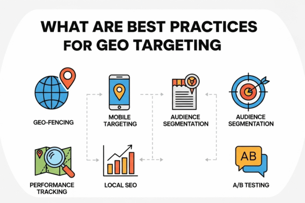 marketers analyzing USA GEO targeting map for content marketing strategy