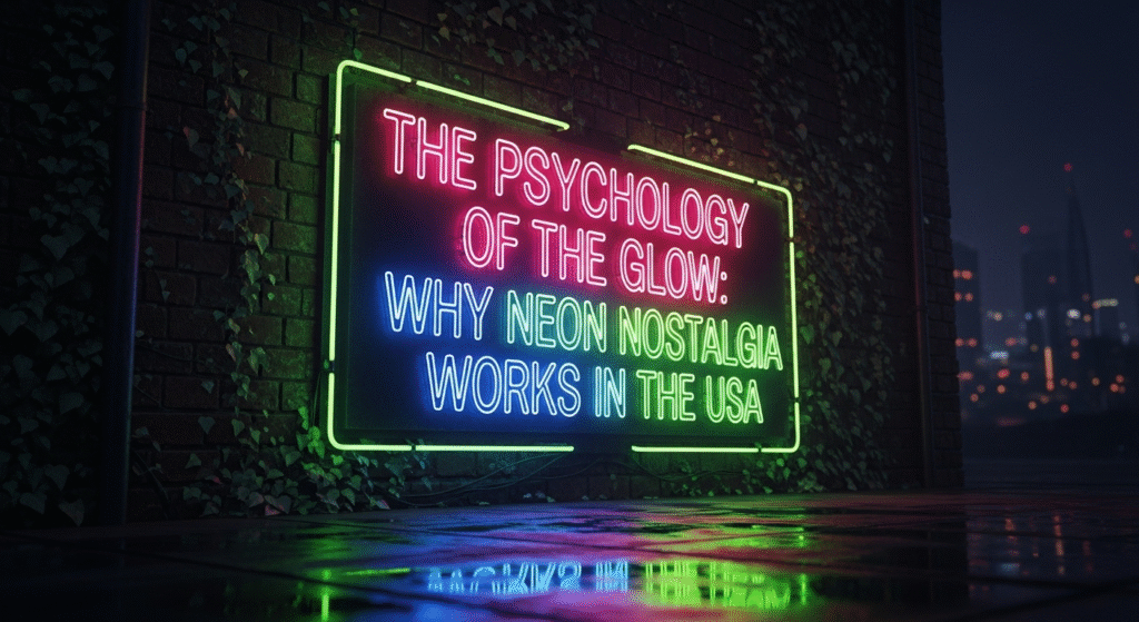 The Psychology of the Glow: Why Neon Nostalgia Works in the USA