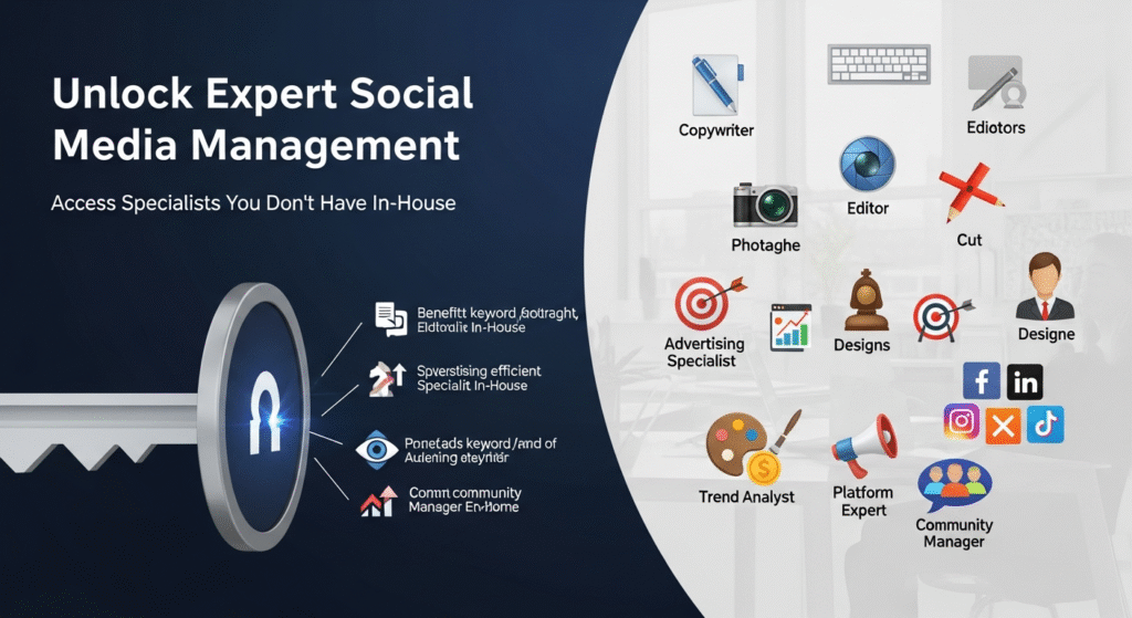 Social Media Management Outsourcing Gives You Access to Specialists You Don't Have In-House